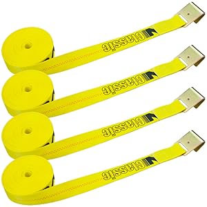 Vulcan Classic Winch Strap With Flat Hook